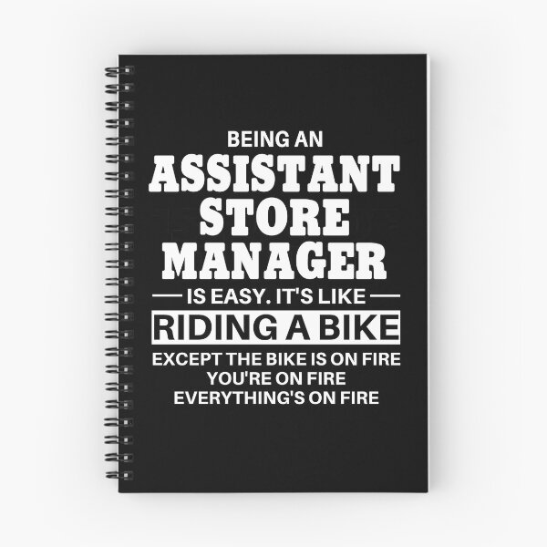 Item preview, Assistant Store Manager Riding A Bike designed and sold by clickmostro.