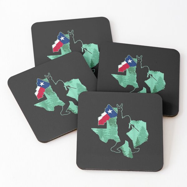 Item preview, Bigfoot Rock On Hold Texas Flag Sasquatch Believers designed and sold by anitaruthp.