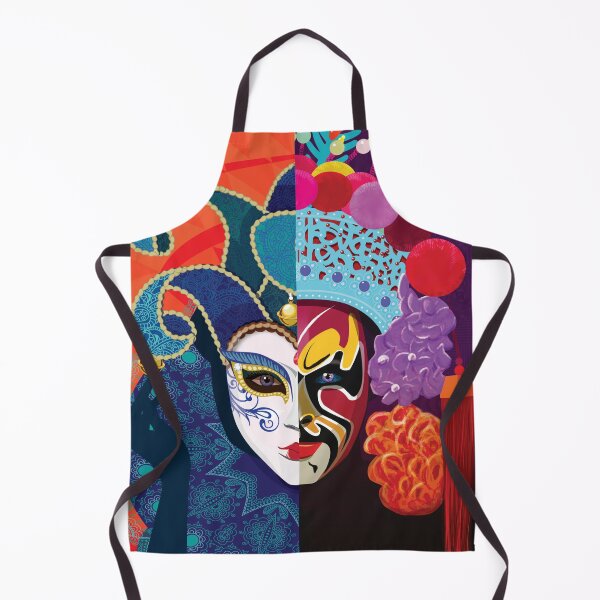 Item preview, Masquerade 2.0- A combination of Venetian and Chinese mask design by Art Without Curves designed and sold by Art Without Curves.