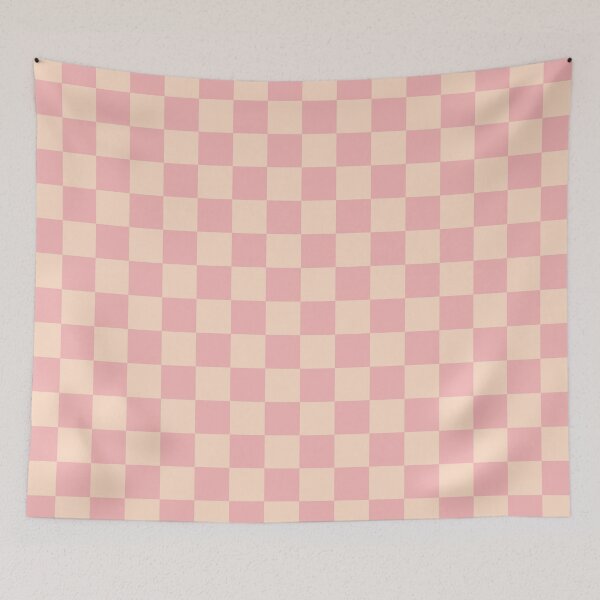Item preview, Checkerboard Check Checkered Pattern in Blush Pink and Cream designed and sold by kierkegaard.