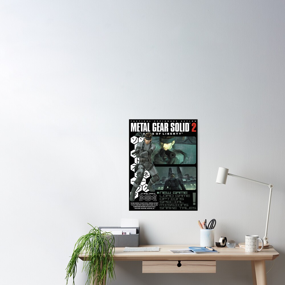 Solid Snake Metal Gear Solid 2 Photographic Print by GoroClothes