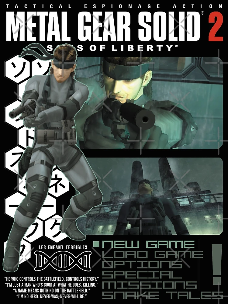 Metal Gear 2: Solid Snake PlayStation 2 Box Art Cover by Keeper_DP