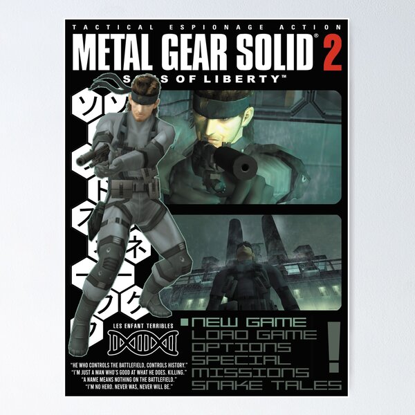 Item preview, Solid Snake Metal Gear Solid 2 designed and sold by GoroClothes.