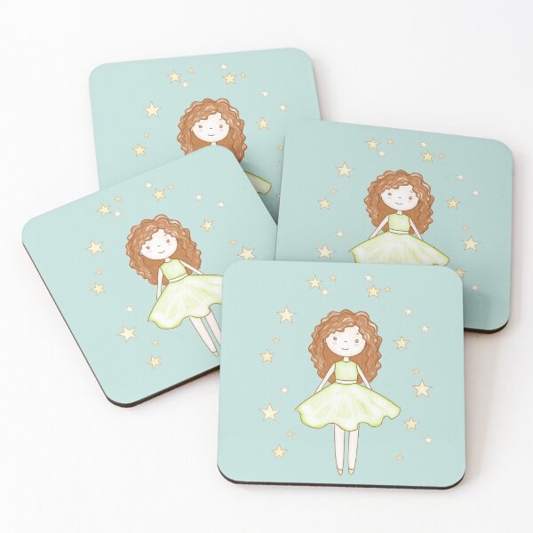 Item preview, Girl in Green designed and sold by ArteAnnie.