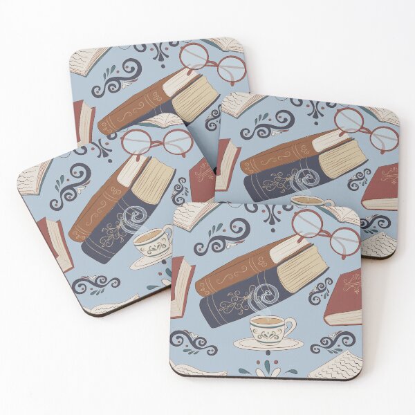 Item preview, Booklover's Paradise (Blue Background) designed and sold by Art by Kendra Crae.