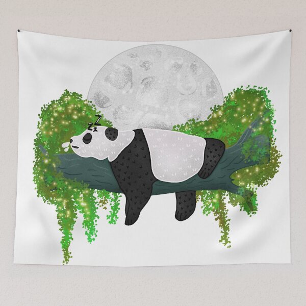 Item preview, Cute Panda Sleeping illustration  designed and sold by crizzysketch.