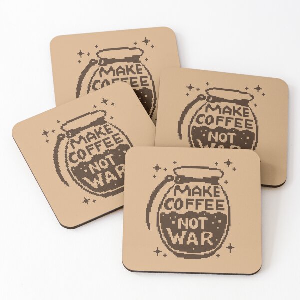 Item preview, Make Coffee, not War designed and sold by EvilSheet.