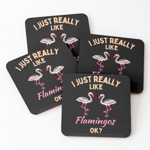 Item preview, I Just Really Like Cute Pink Flamingos - Flamingos Bird Lovers designed and sold by chetan786.