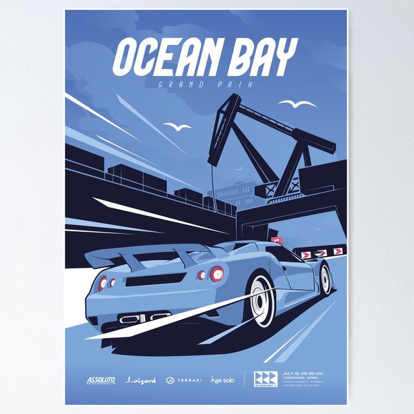 Item preview, Ocean Bay Grand Prix designed and sold by Rebellion765.