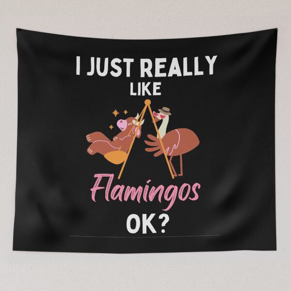 Artikelvorschau, Ich mag süße rosa Flamingos einfach wirklich - Flamingos Bird Lovers entworfen und verkauft von chetan786.