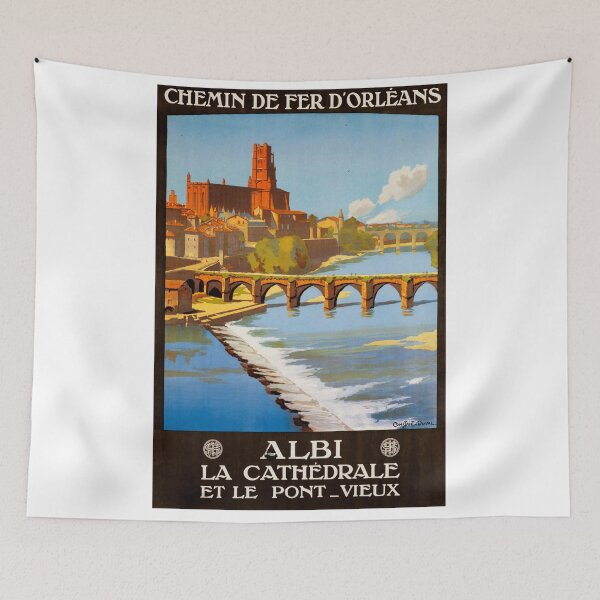 Item preview, Albi, French Travel Poster designed and sold by paulrommer.