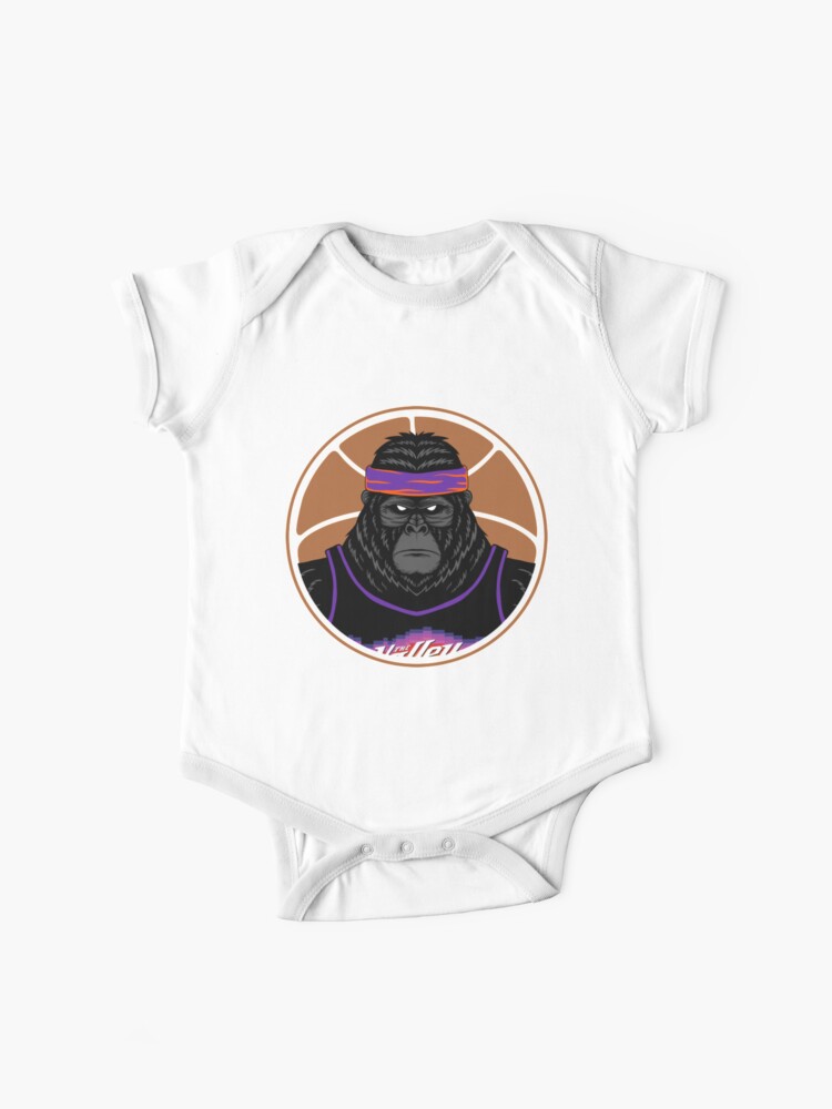 Phoenix Suns Gorilla Phoenix Suns Milliestu Baby One Piece By Kaydenmanne Redbubble