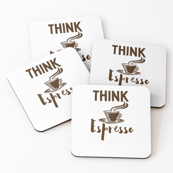 Item preview, Think espresso  caffeine addiction gift T shirt  designed and sold by Canfy Girl.