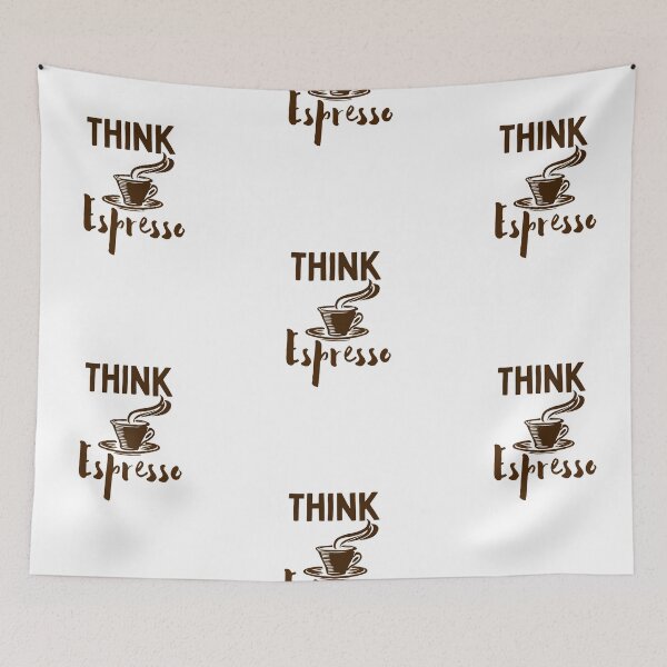 Item preview, Think espresso  caffeine addiction gift T shirt  designed and sold by Canfy Girl.