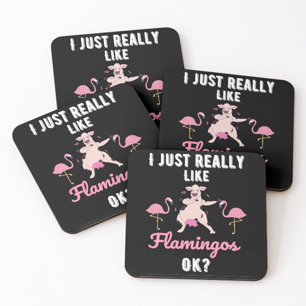 Item preview,  I Just Really Like Cute Pink Flamingos - Flamingos Bird Lovers designed and sold by chetan786.
