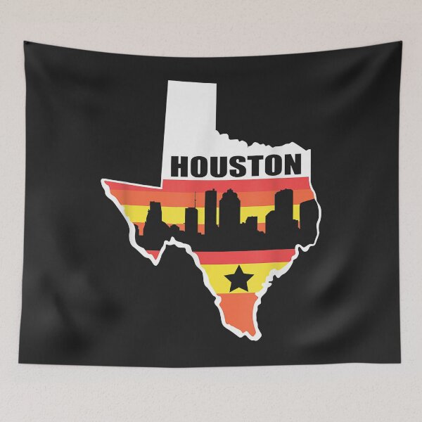 Item preview, Houston Texas Shirt Vintage State Flag Houston Skyline designed and sold by anitaruthp.