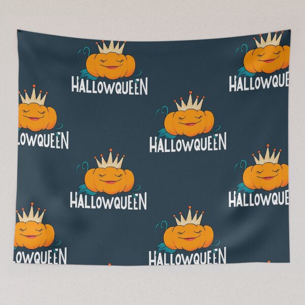 Item preview, Hallowqueen - trick or treat pumpkin queen for halloween- funny and cute designed and sold by Patrick Gervacio.