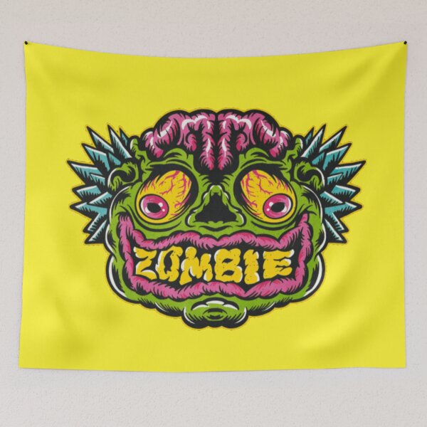 Item preview, Zombie smiling face funny designed and sold by Sovik Goswami.