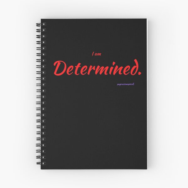 Item preview, I am determined, positive affirmation series.  designed and sold by Pugnaciousprint.