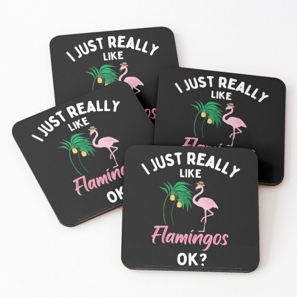 Item preview,  I Just Really Like Cute Pink Flamingos - Flamingos Bird Lovers designed and sold by chetan786.