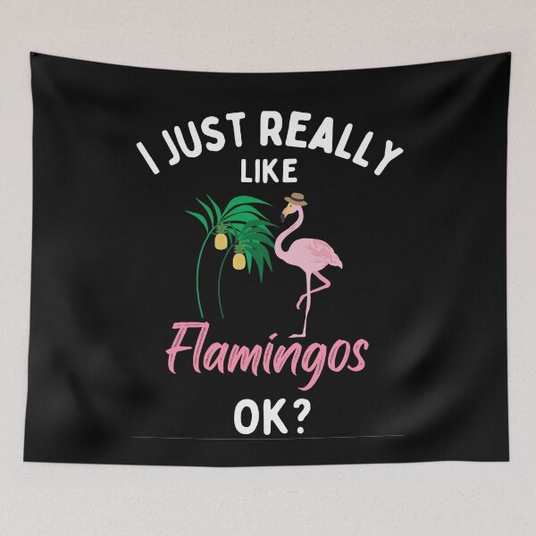 Item preview,  I Just Really Like Cute Pink Flamingos - Flamingos Bird Lovers designed and sold by chetan786.