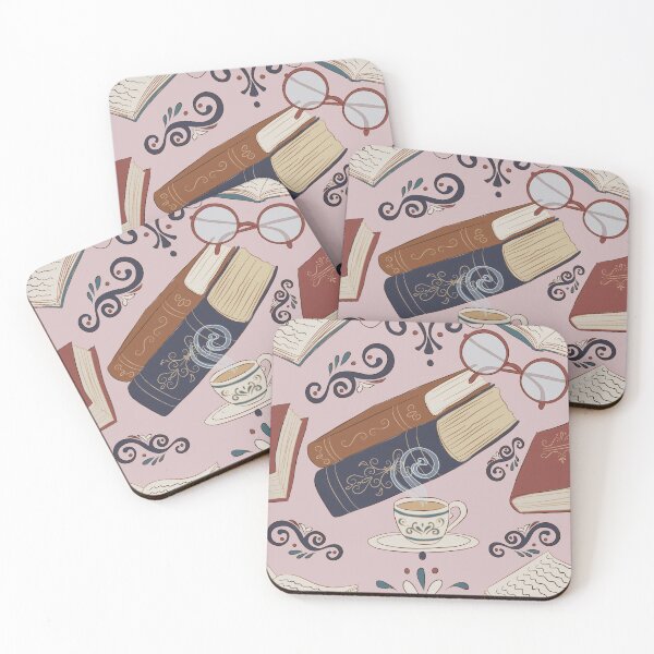 Item preview, Booklover's Paradise (Pink Background) designed and sold by Art by Kendra Crae.
