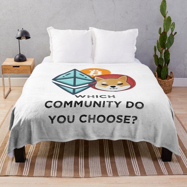 Item preview, Crypto Which Community Do You Choose? (White) designed and sold by Heather  Hope.