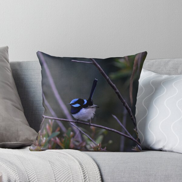 Item preview, Super Blue Wren - Malurus cyaneus designed and sold by Caroline Everett.