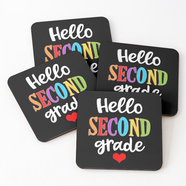 Item preview, Hello 2nd Grade Colorful Second Grade Teacher Kids Gift  designed and sold by FidelmaShop.