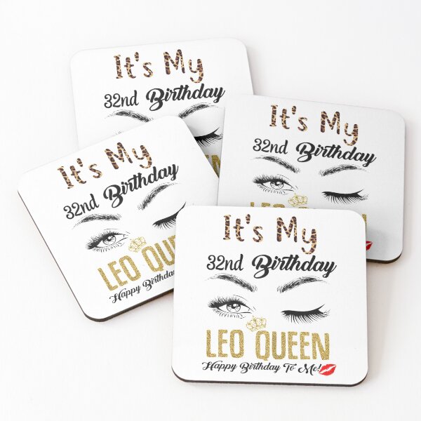 Item preview, Womens Leo Queen Its My 32nd Bday 32 Years Old Girl 1989 Women  designed and sold by GerdaShop.