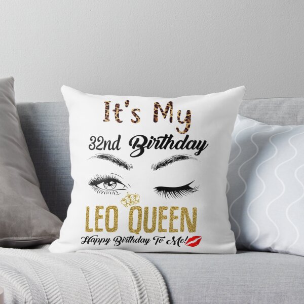 Item preview, Womens Leo Queen Its My 32nd Bday 32 Years Old Girl 1989 Women  designed and sold by GerdaShop.