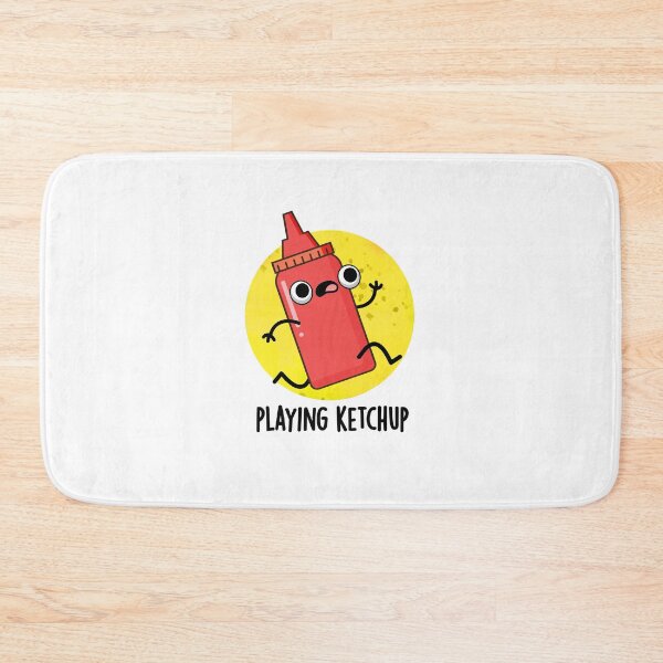 Item preview, Playing Ketchup Funny Sauce Puns  designed and sold by punnybone.