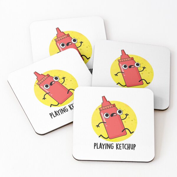 Item preview, Playing Ketchup Funny Sauce Puns  designed and sold by punnybone.