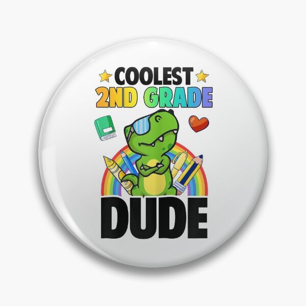 Item preview, Coolest Second Grade Dude Dinosaur First Day Back To School  designed and sold by GiselleShop.