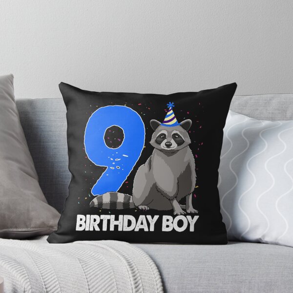 Item preview, Birthday Boy 9 Raccoon designed and sold by Bendthetrend.
