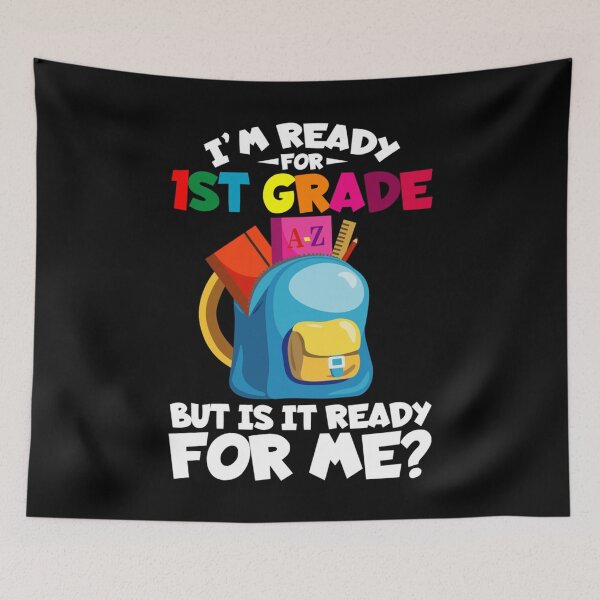 Item preview, I'm Ready For 1st Grade But Is It Ready For Me First Grader Long Sleeve  designed and sold by FidelmaShop.