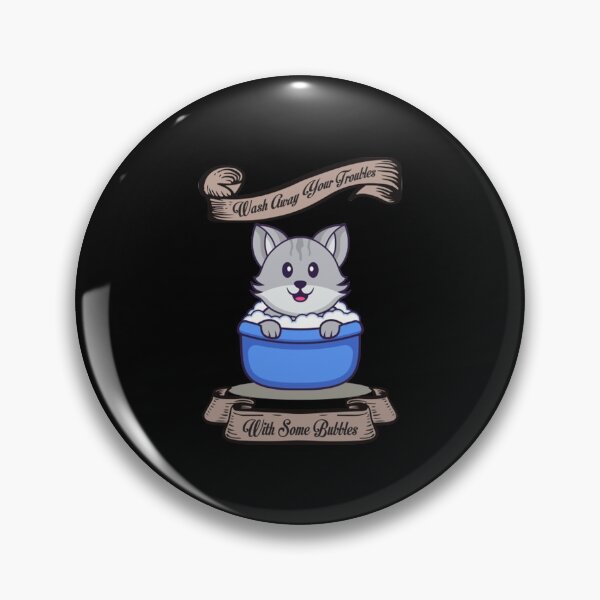 Item preview, Cat Taking Bath  designed and sold by TamAnhshap.
