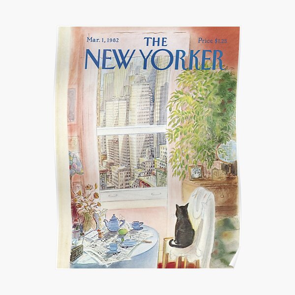 New Yorker Cat's Eye View Puzzle Poster
