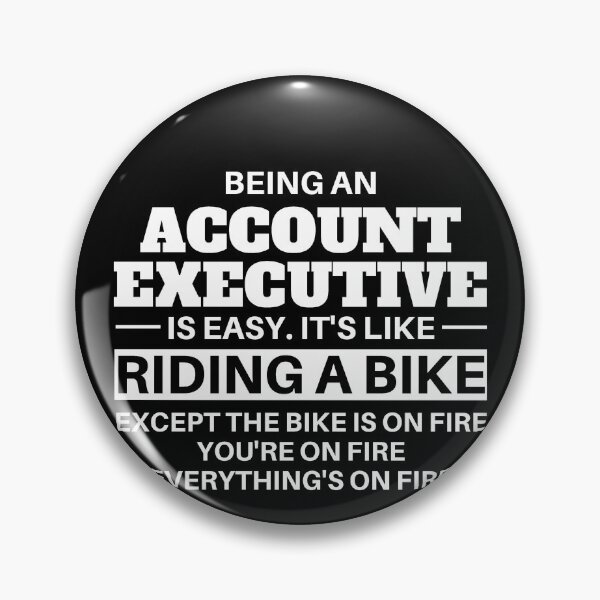 Item preview, Account Executive Riding A Bike designed and sold by clickmostro.