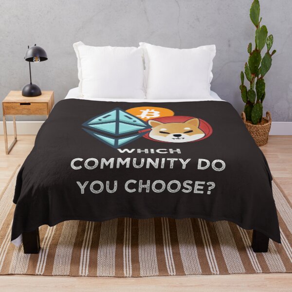 Item preview, Crypto Which Community Do You Choose? (Black) designed and sold by Heather  Hope.
