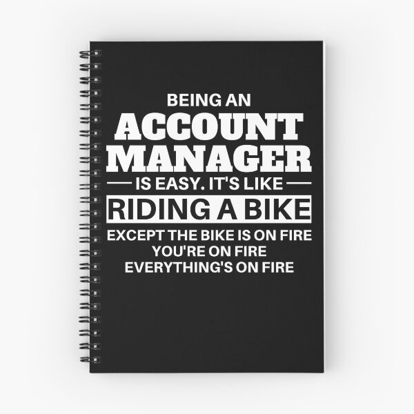Item preview, Account Manager Riding A Bike designed and sold by clickmostro.