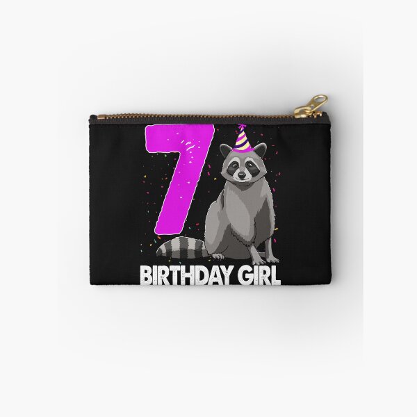 Item preview, Birthday Girl 7 Raccoon designed and sold by Bendthetrend.