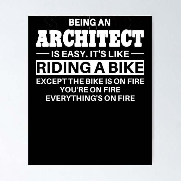 Item preview, Architect Riding A Bike designed and sold by clickmostro.
