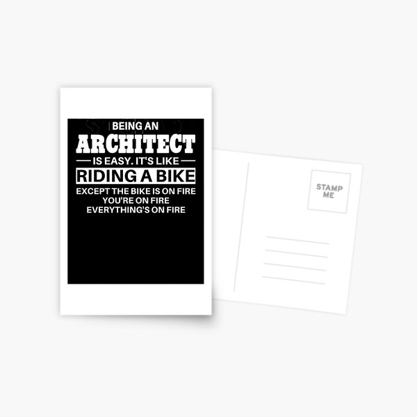 Item preview, Architect Riding A Bike designed and sold by clickmostro.