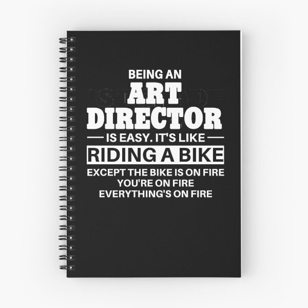 Item preview, Art Director Riding A Bike designed and sold by clickmostro.