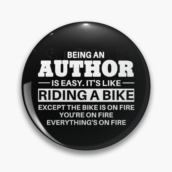 Artikelvorschau, Author Riding A Bike entworfen und verkauft von clickmostro.