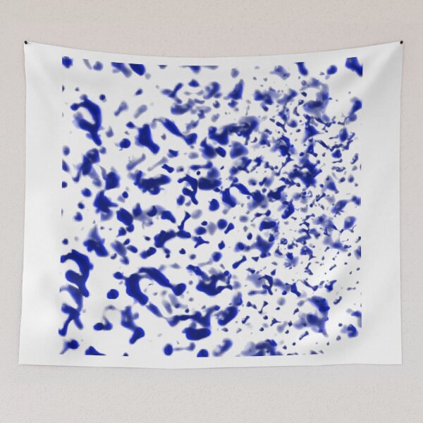 Item preview, Paint Spatter Blue designed and sold by blakcirclegirl.