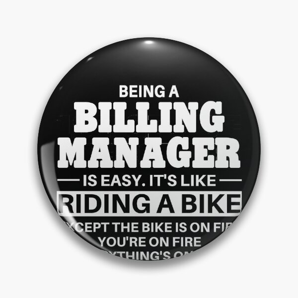 Item preview, Billing Manager Riding A Bike designed and sold by clickmostro.