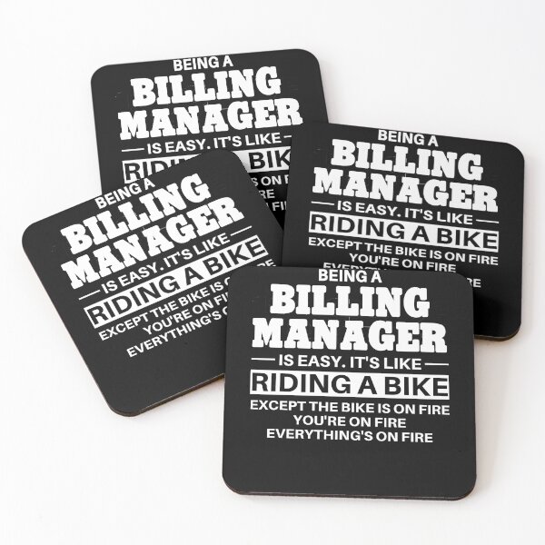 Item preview, Billing Manager Riding A Bike designed and sold by clickmostro.