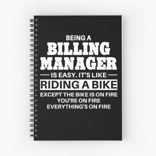 Item preview, Billing Manager Riding A Bike designed and sold by clickmostro.